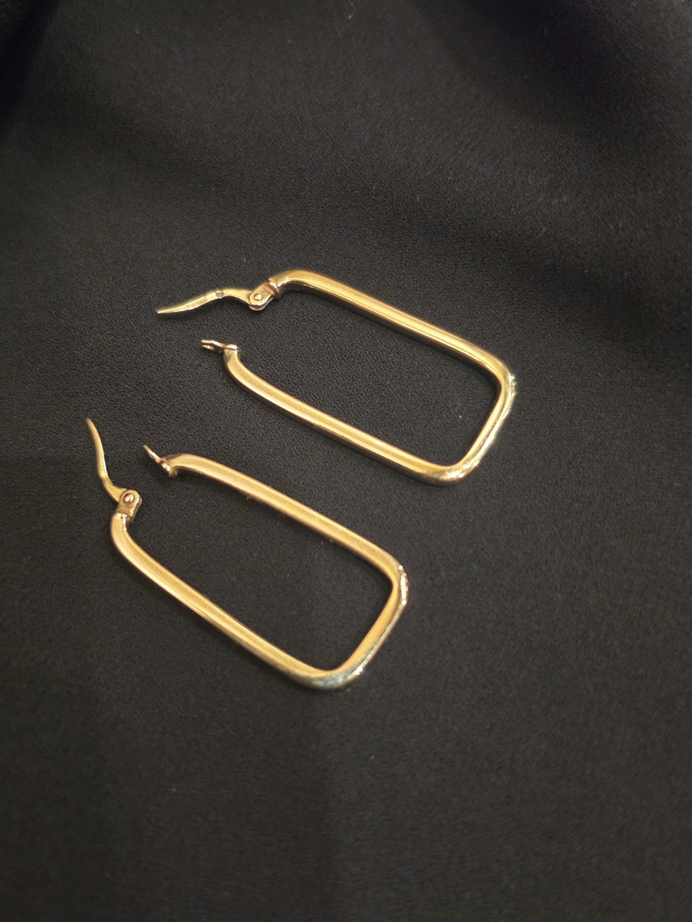 Italian 14k Gold Hoop Earrings